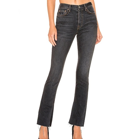 GRLFRND Denim - GRLFRND Addison High-Rise Split Boot in Go Deep 25